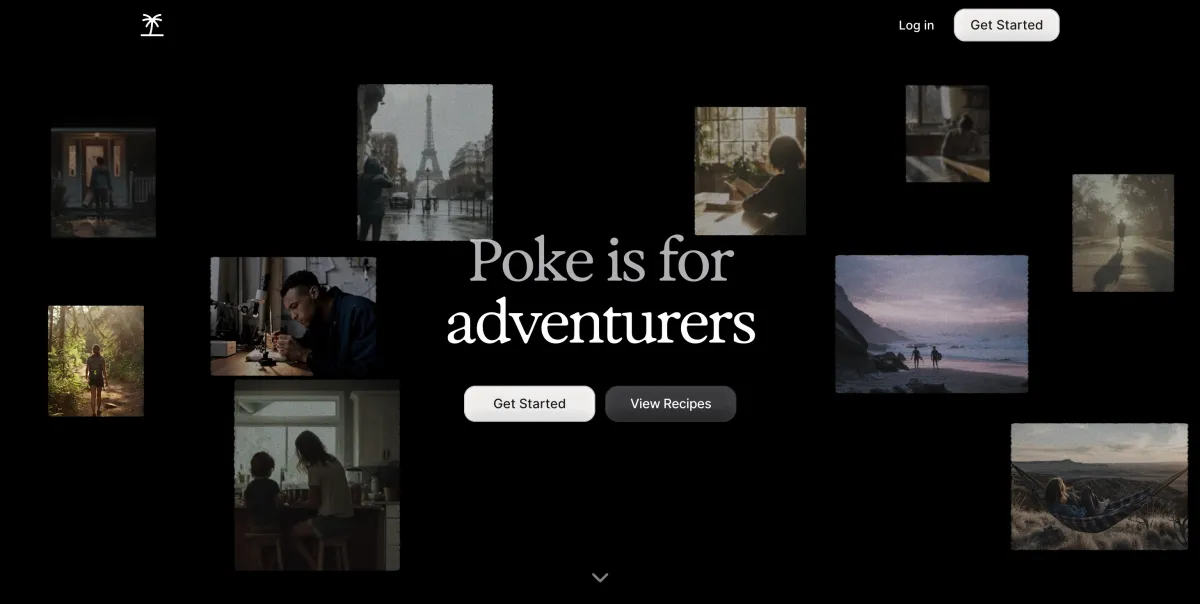 Poke AI agent text messaging interface