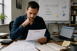 business owner weighing the true cost of capital between a fintech loan and a bank line of credit