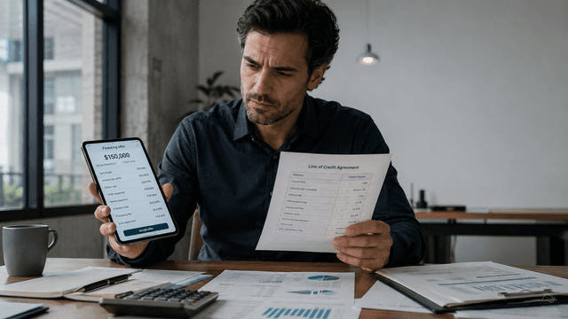 Fintech lending costs compared with a traditional bank line of credit by three industry leaders