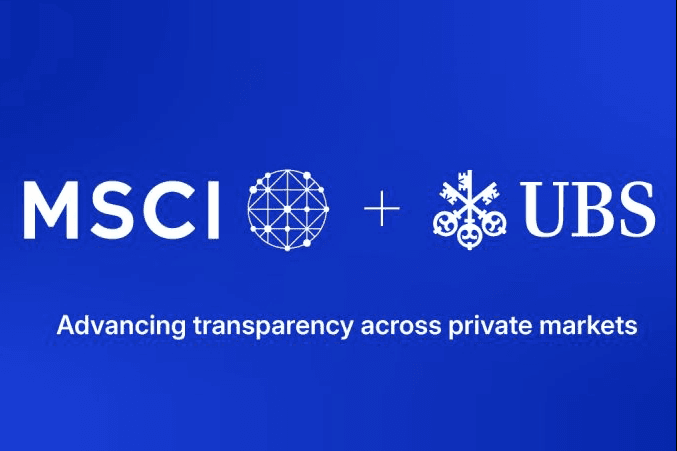 MSCI UBS private markets data partnership for transparency
