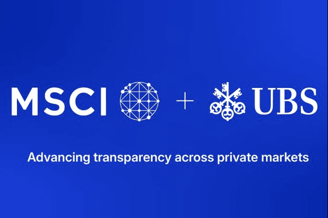 MSCI UBS private markets data partnership for transparency