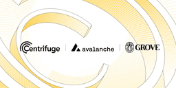 Grove Centrifuge stake formalising a dependency between an onchain credit protocol and its tokenization platform