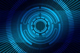 Digital network and binary data representing AI fraud detection technology