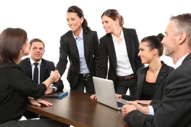 Better consent solicitation, board directors meeting around a table