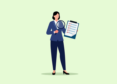 Xapien compliance analyst reviewing an audit checklist, representing AI due diligence