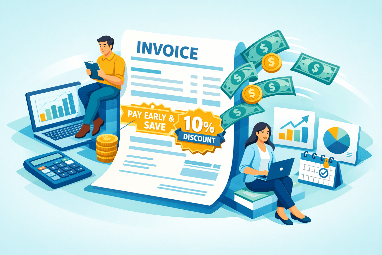 Early payment discount financing results from industry leaders