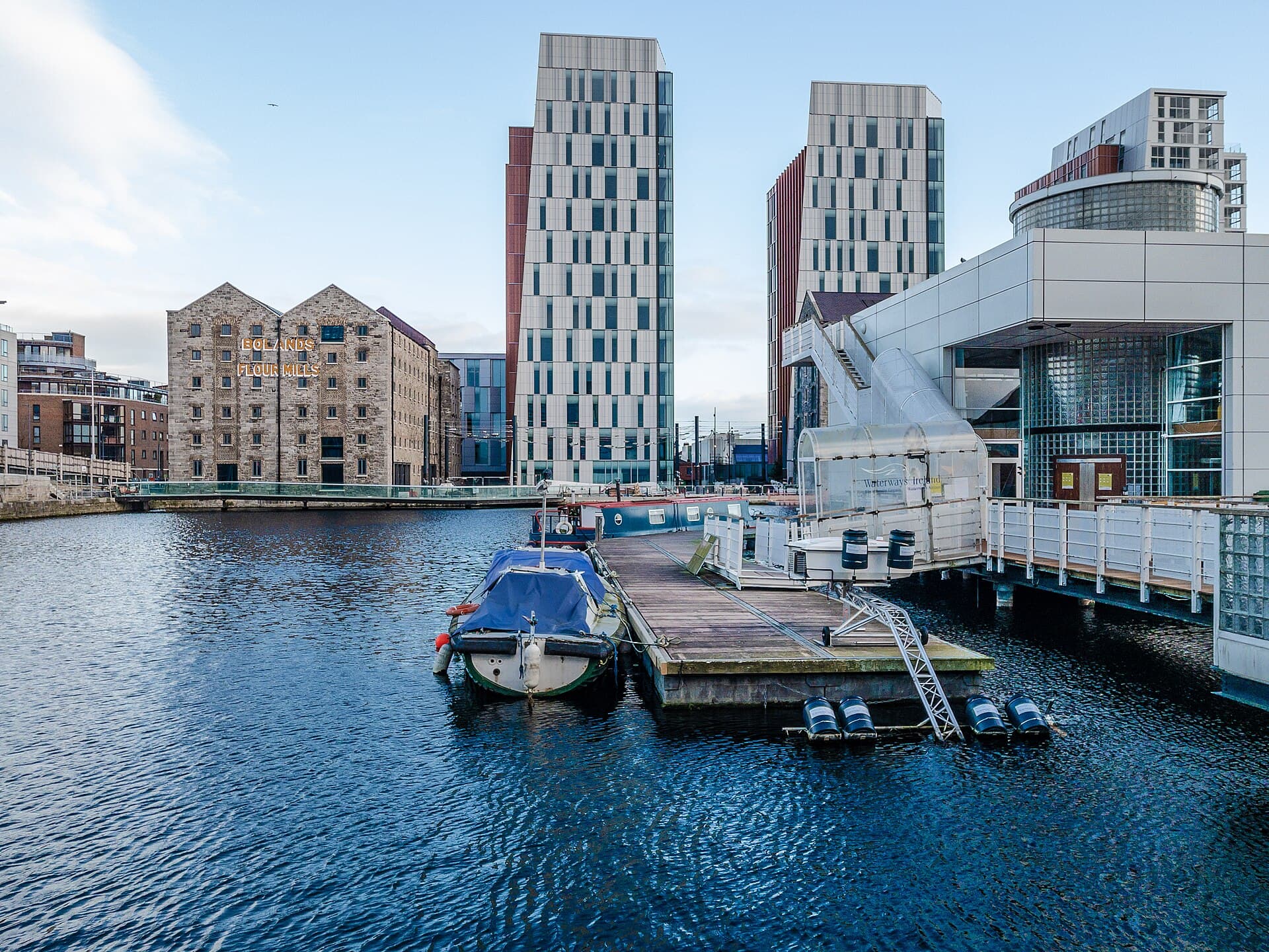 Dublin docklands, home city of the Wayflyer debt facility borrower Wayflyer